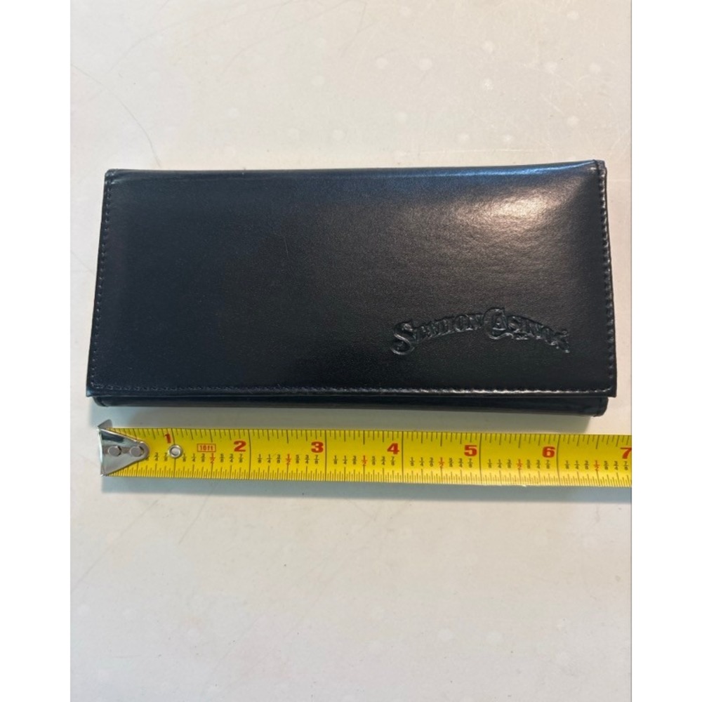 Station Casinos Las Vegas Black Trifold Checkbook Cover Wallet Logo - Picture 6 of 7